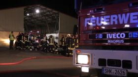 Feuer In Gleistal Agrar In Golmsdorf Bei Jena 00064